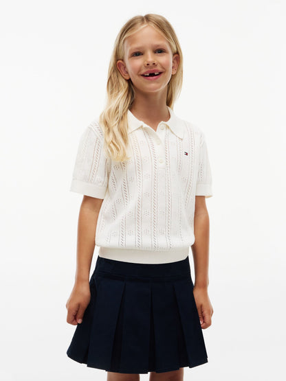 Tommy Hilfiger Kids' Pointelle Polo