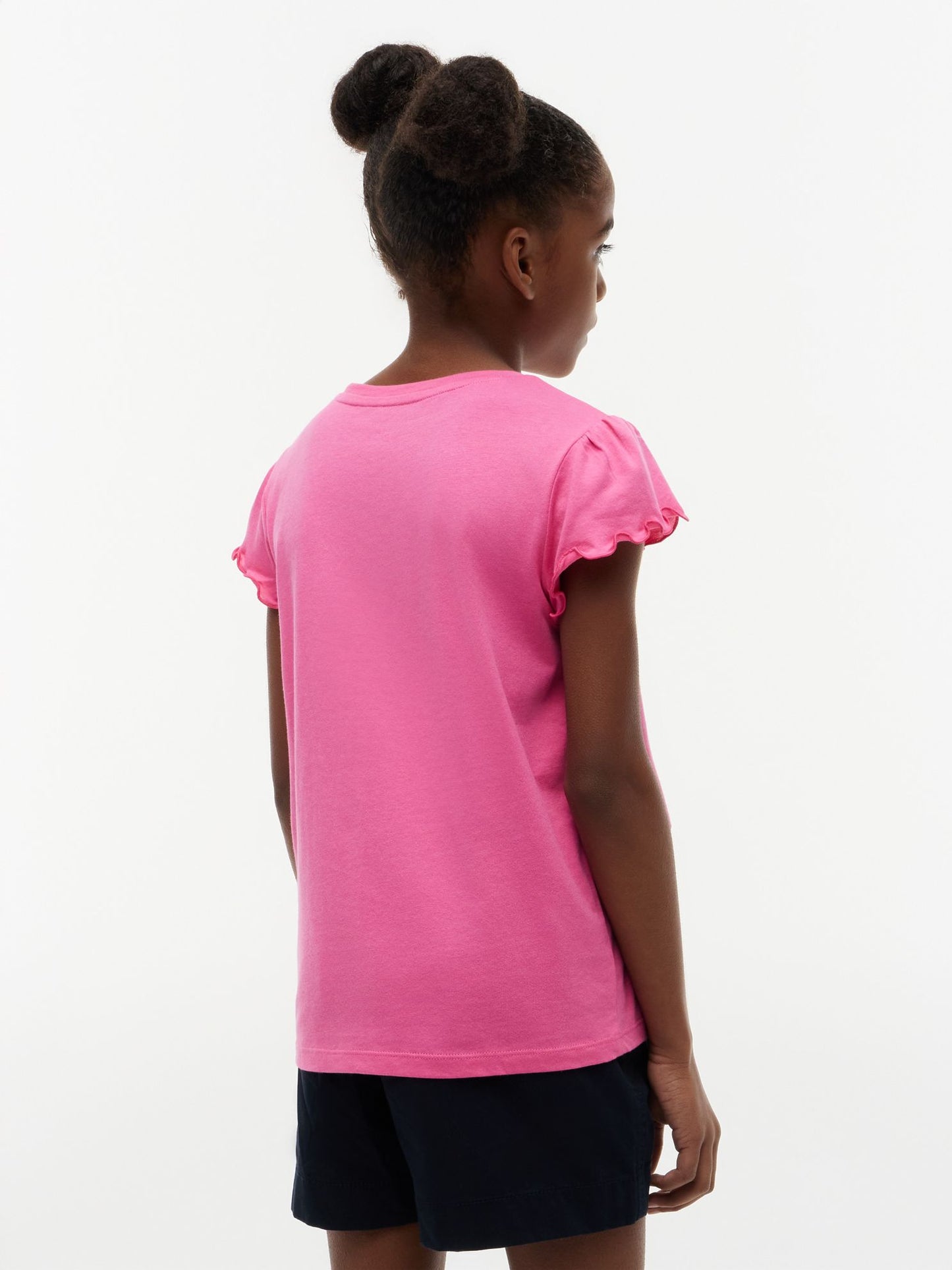 Tommy Hilfiger Kids' Lettuce-Trim Sleeve T-Shirt