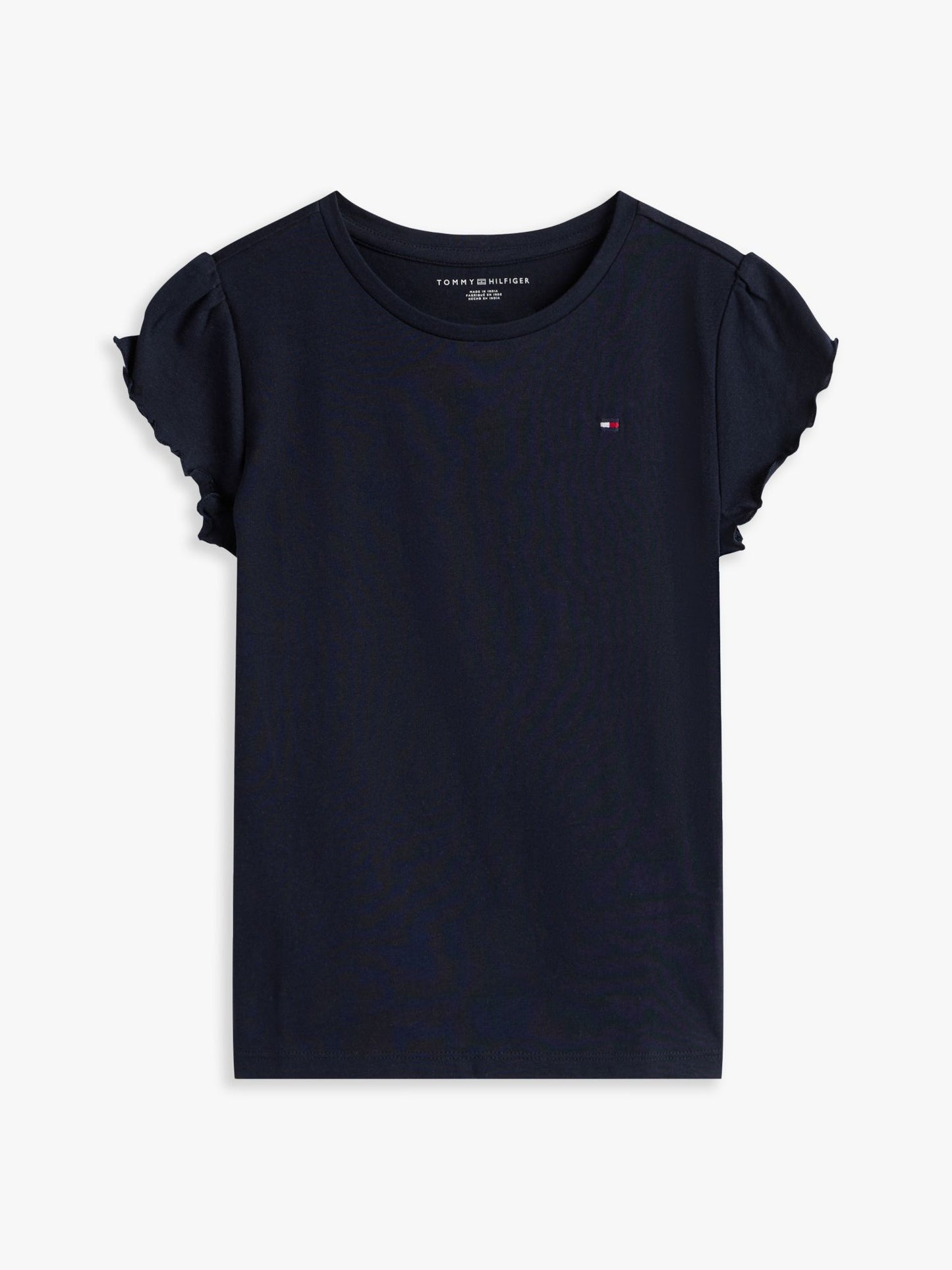 Tommy Hilfiger Kids' Lettuce-Trim Sleeve T-Shirt