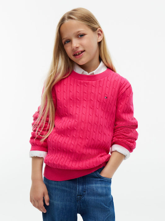 Tommy Hilfiger Kids' Cable Knit Sweater