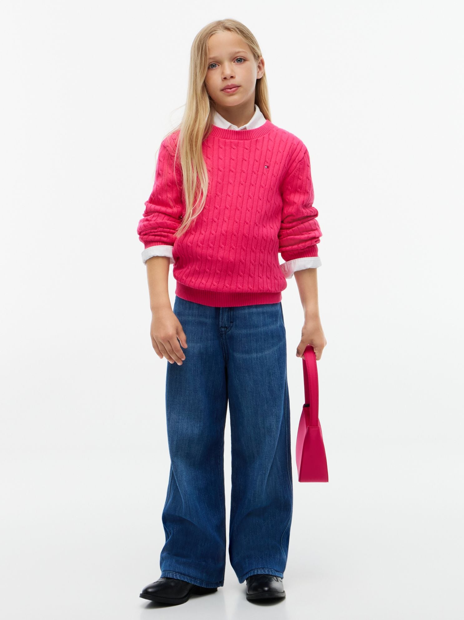 Tommy Hilfiger Kids' Cable Knit Sweater