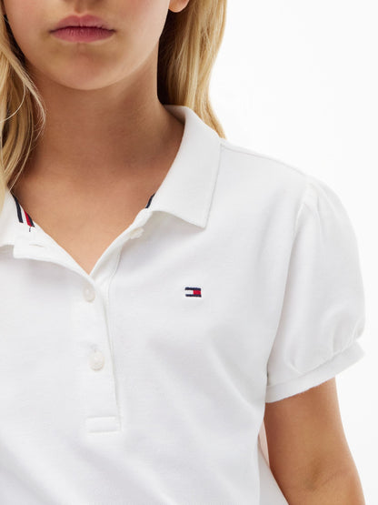 Tommy Hilfiger Kids' Puff-Sleeve Stretch Polo