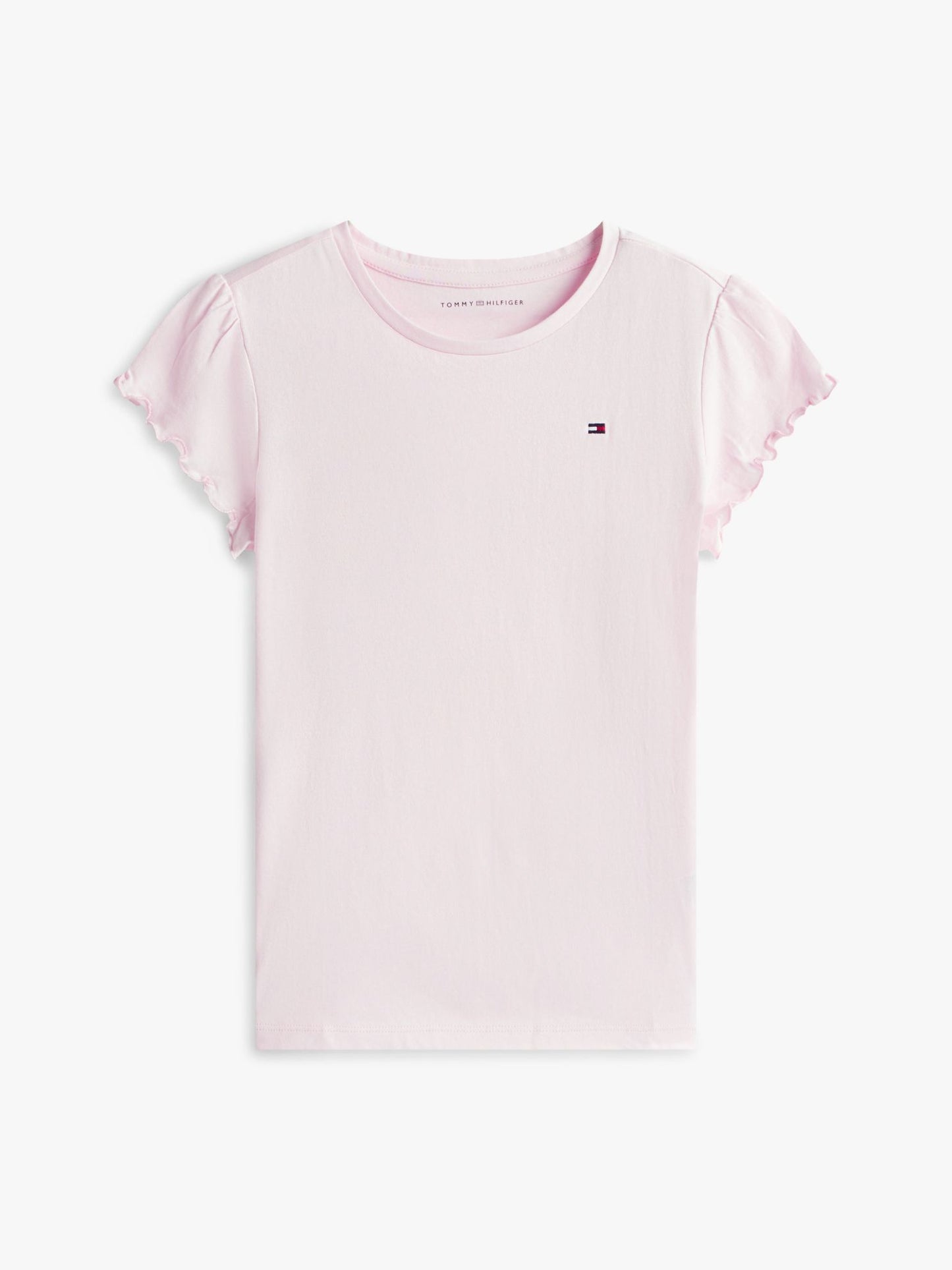 Tommy Hilfiger Kids' Lettuce-Trim Sleeve T-Shirt