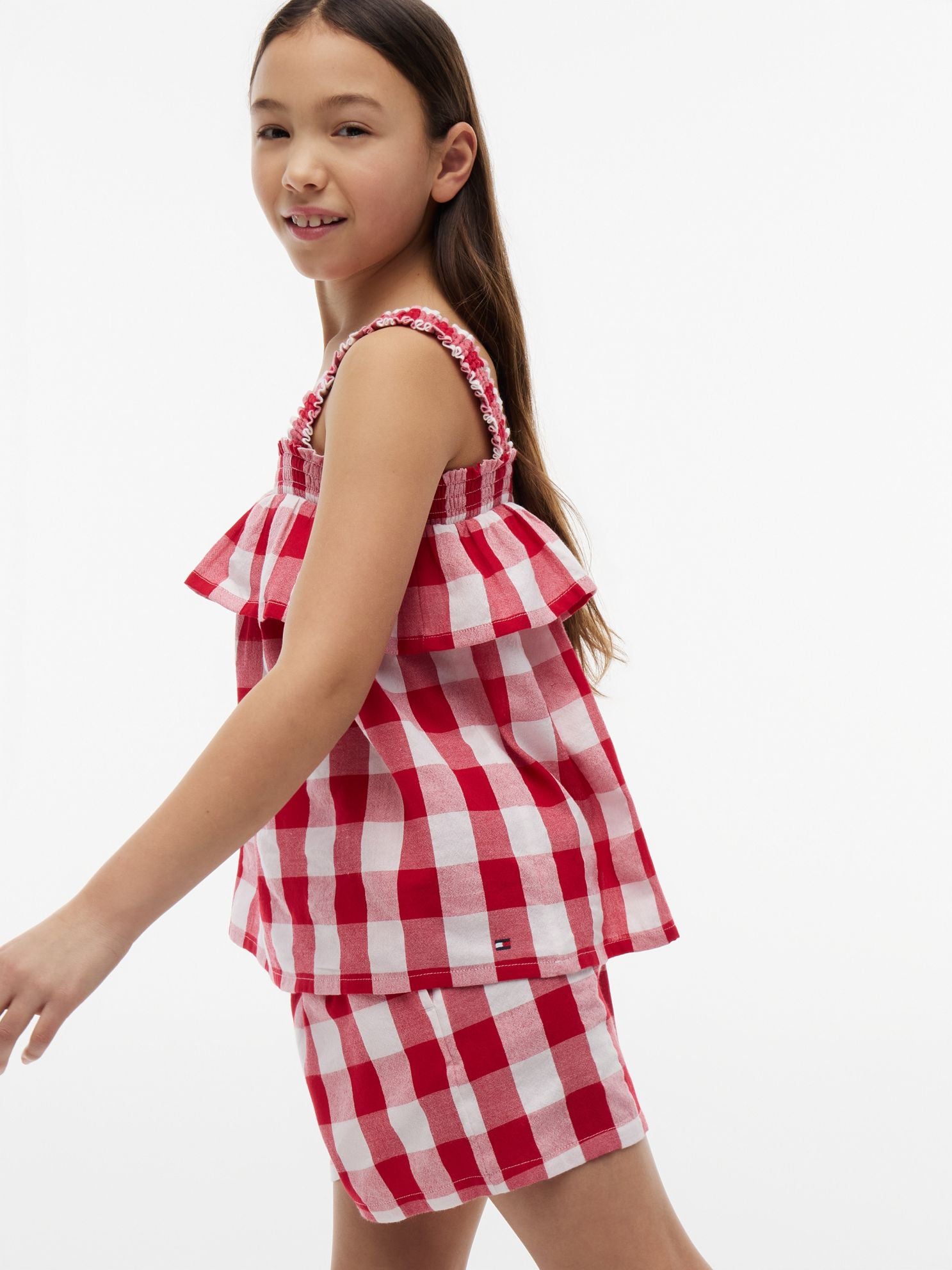 Tommy Hilfiger Kids' Gingham Top & Short Set