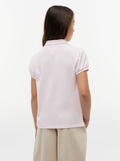 Tommy Hilfiger Kids' Puff-Sleeve Stretch Polo