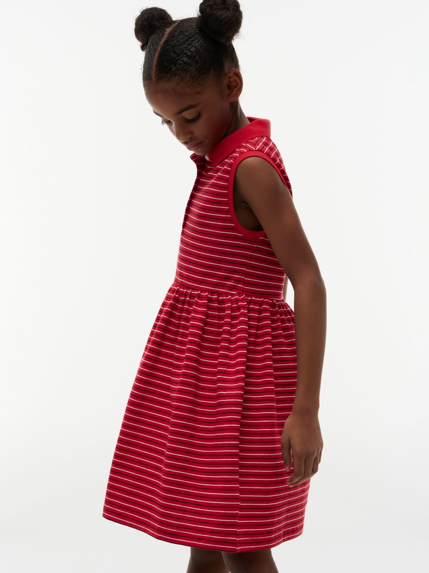 Tommy Hilfiger Kids' Striped Sleeveless Polo Dress