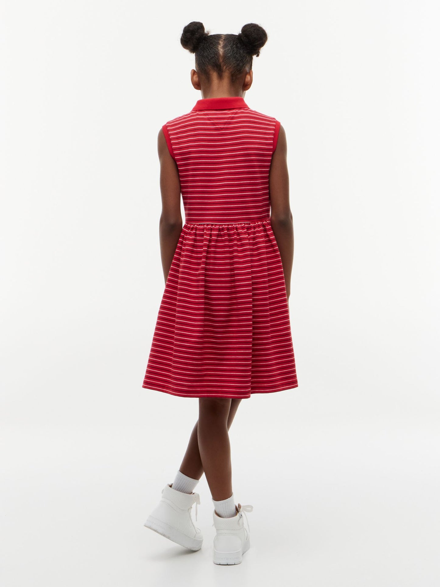 Tommy Hilfiger Kids' Striped Sleeveless Polo Dress