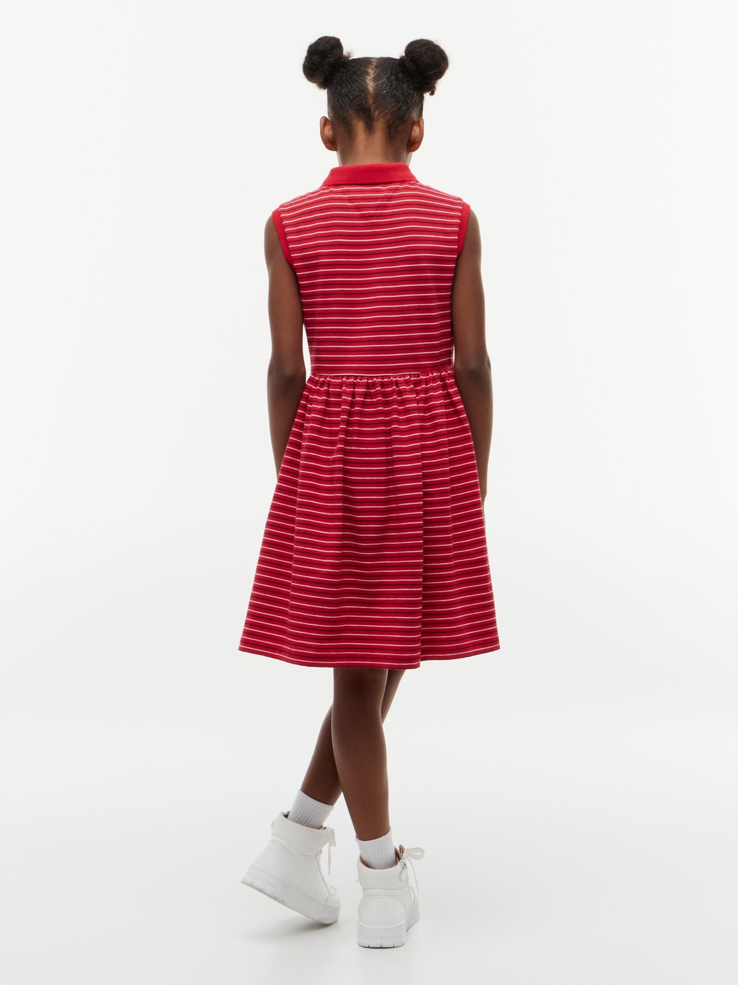 Tommy Hilfiger Kids' Striped Sleeveless Polo Dress