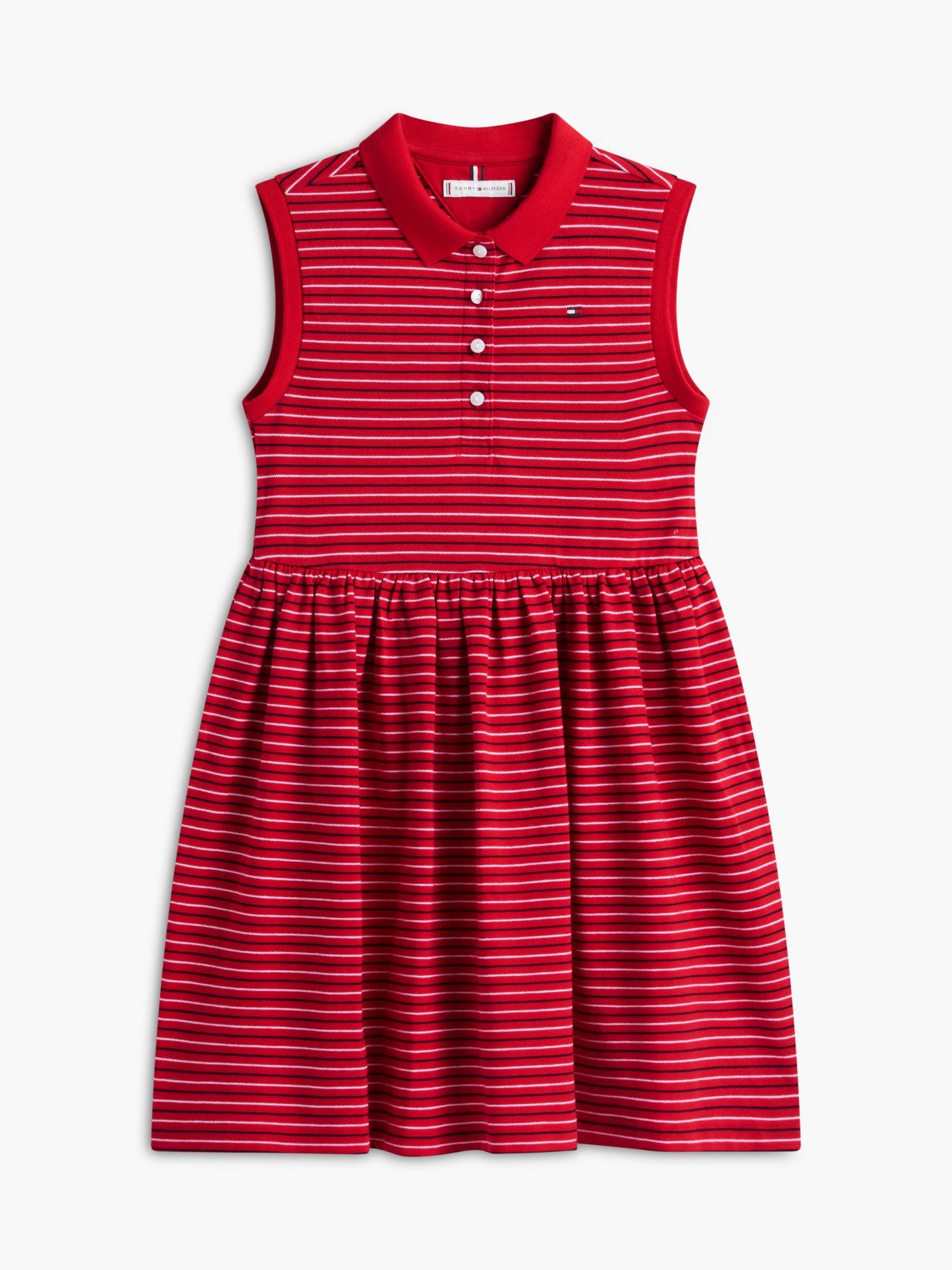 Tommy Hilfiger Kids' Striped Sleeveless Polo Dress