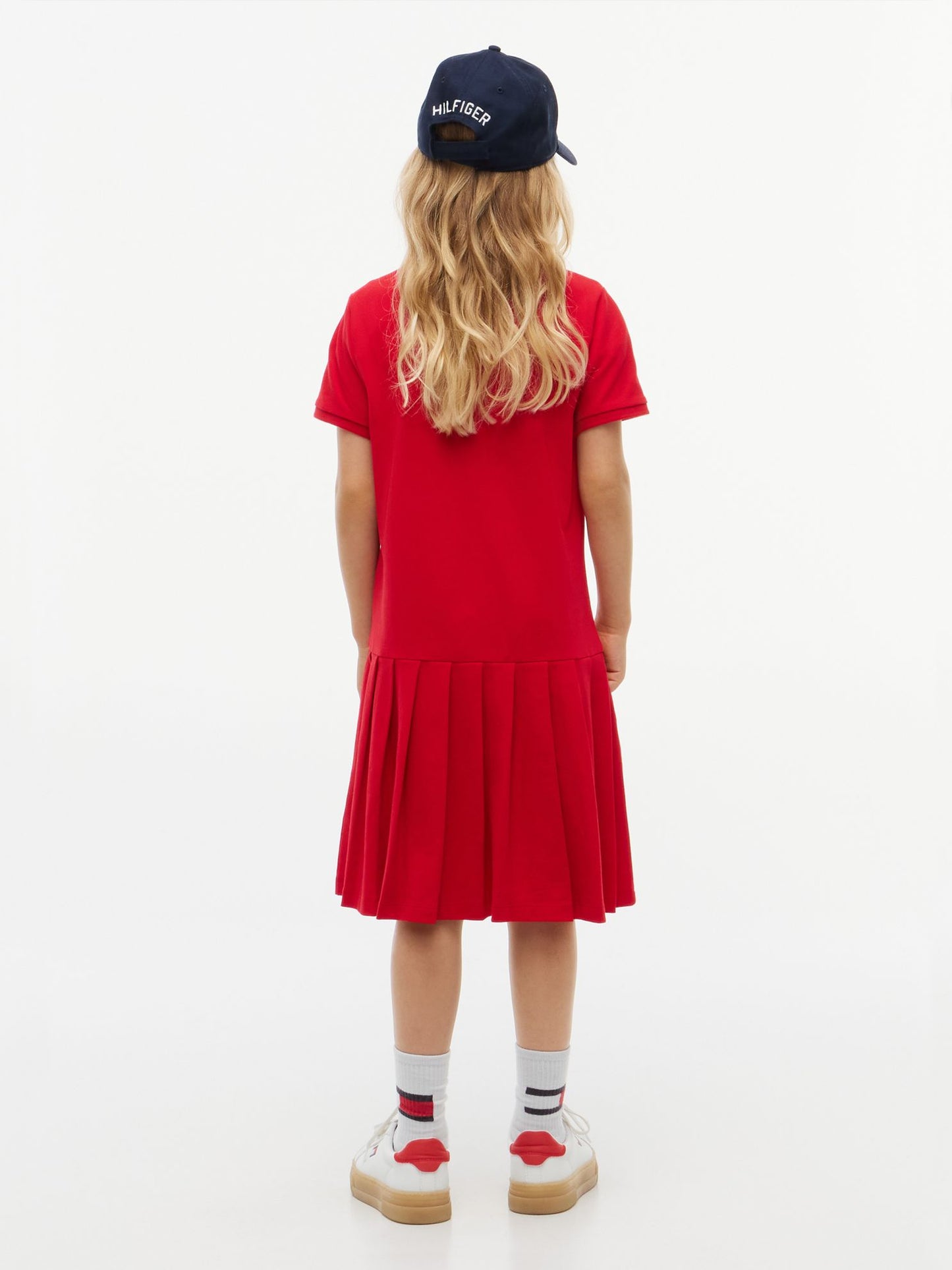Tommy Hilfiger Kids' Pleated Stretch Polo Dress