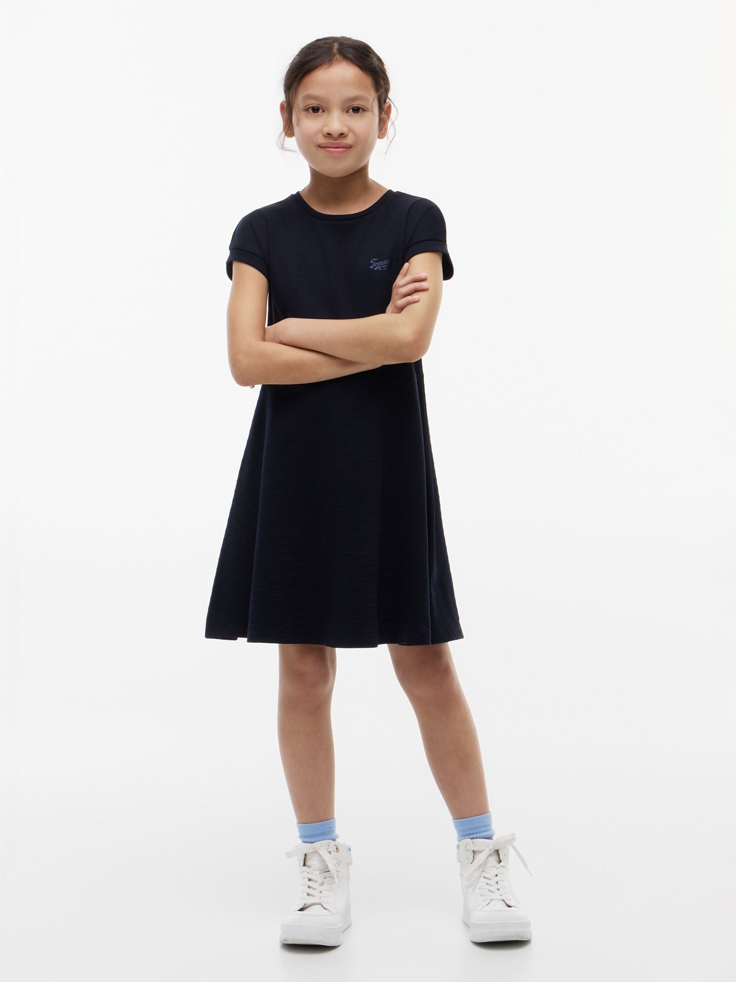 Tommy Hilfiger Kids' Skater Interlock Dress