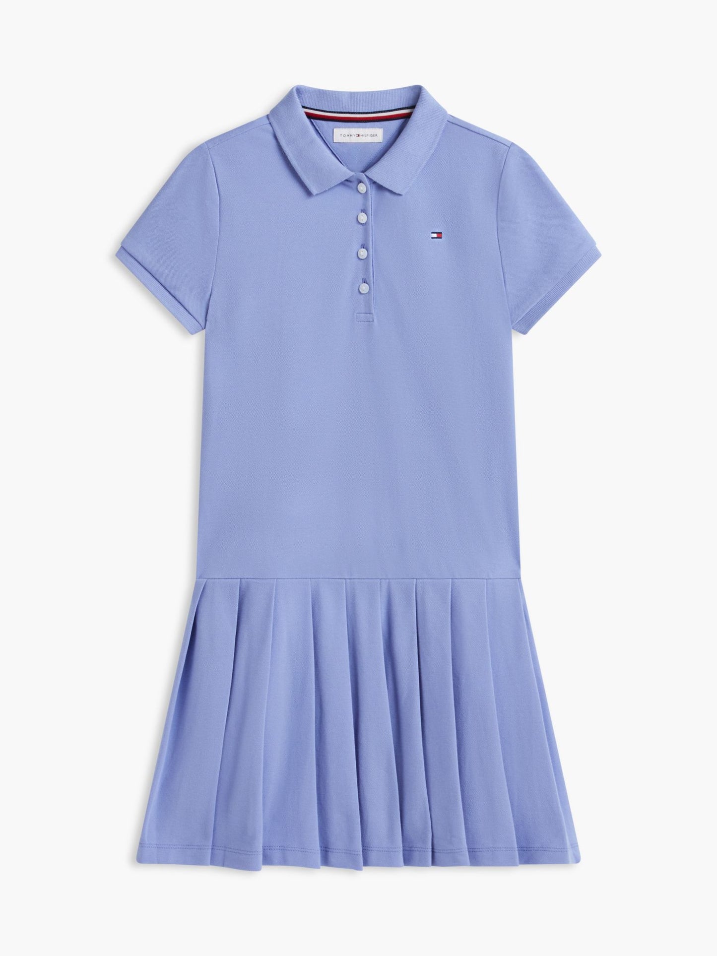 Tommy Hilfiger Kids' Pleated Stretch Polo Dress