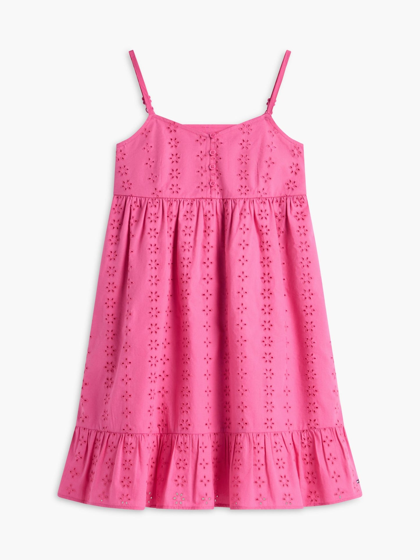 Tommy Hilfiger Kids' Embroidered Eyelet Dress
