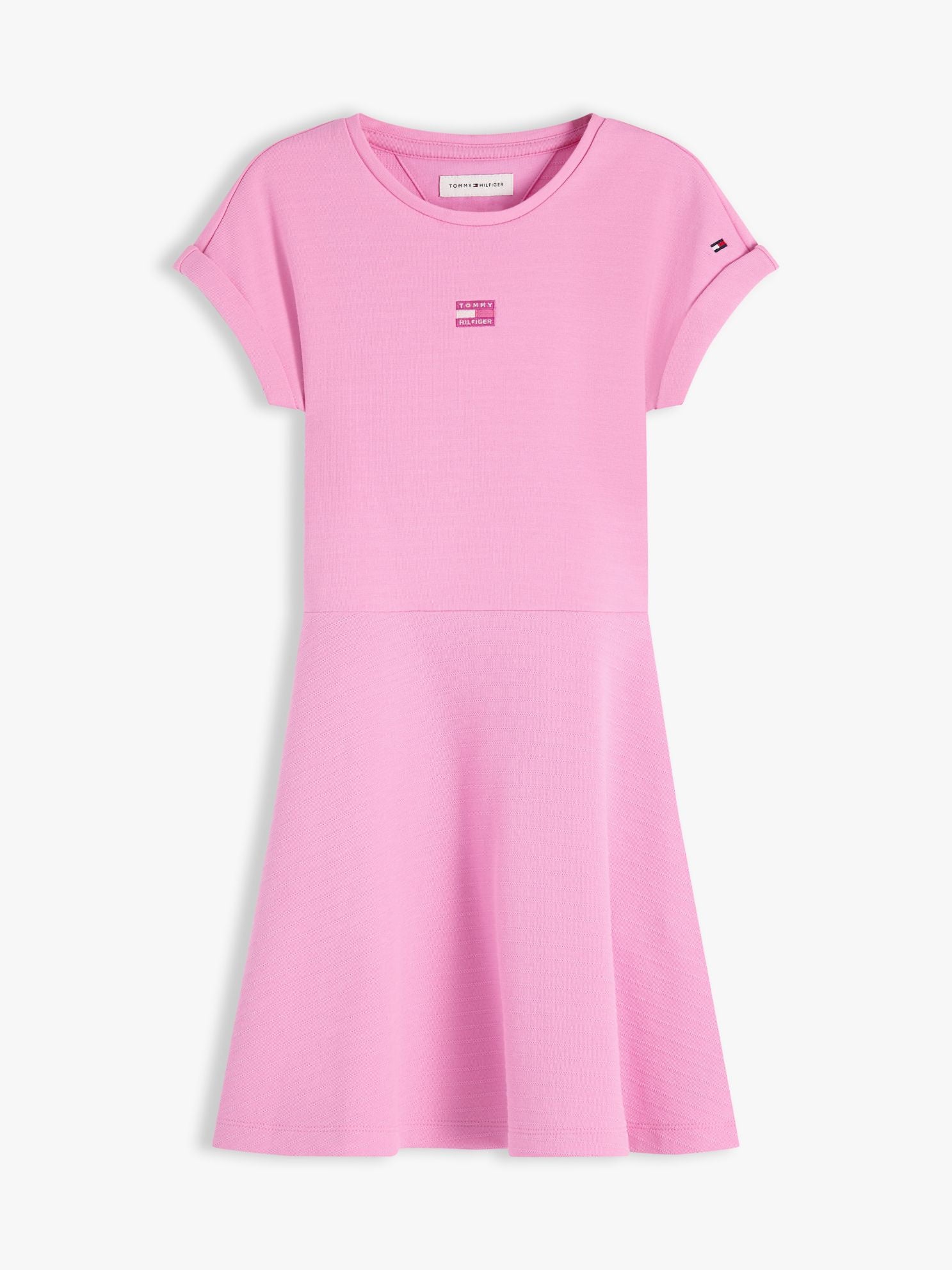 Tommy Hilfiger Kids' Tonal Flag Logo Skater Dress