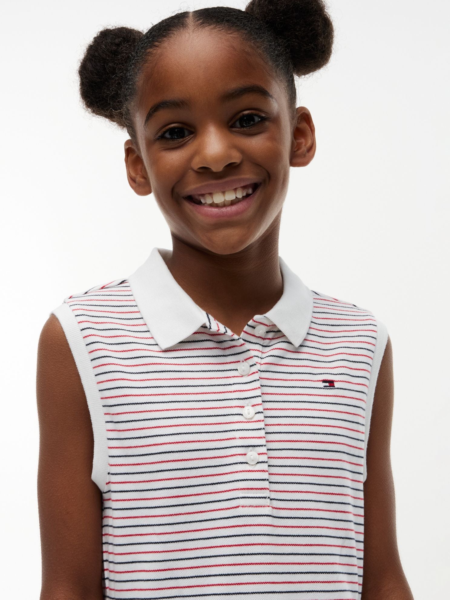 Tommy Hilfiger Kids' Striped Sleeveless Polo Dress