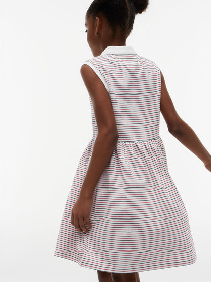 Tommy Hilfiger Kids' Striped Sleeveless Polo Dress