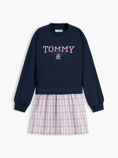 Tommy Hilfiger Kids' Sweatshirt Combo Dress