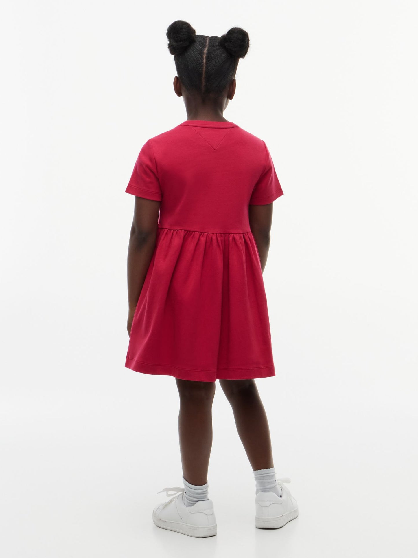 Tommy Hilfiger Kids' Rhinestone Flag Interlock Dress