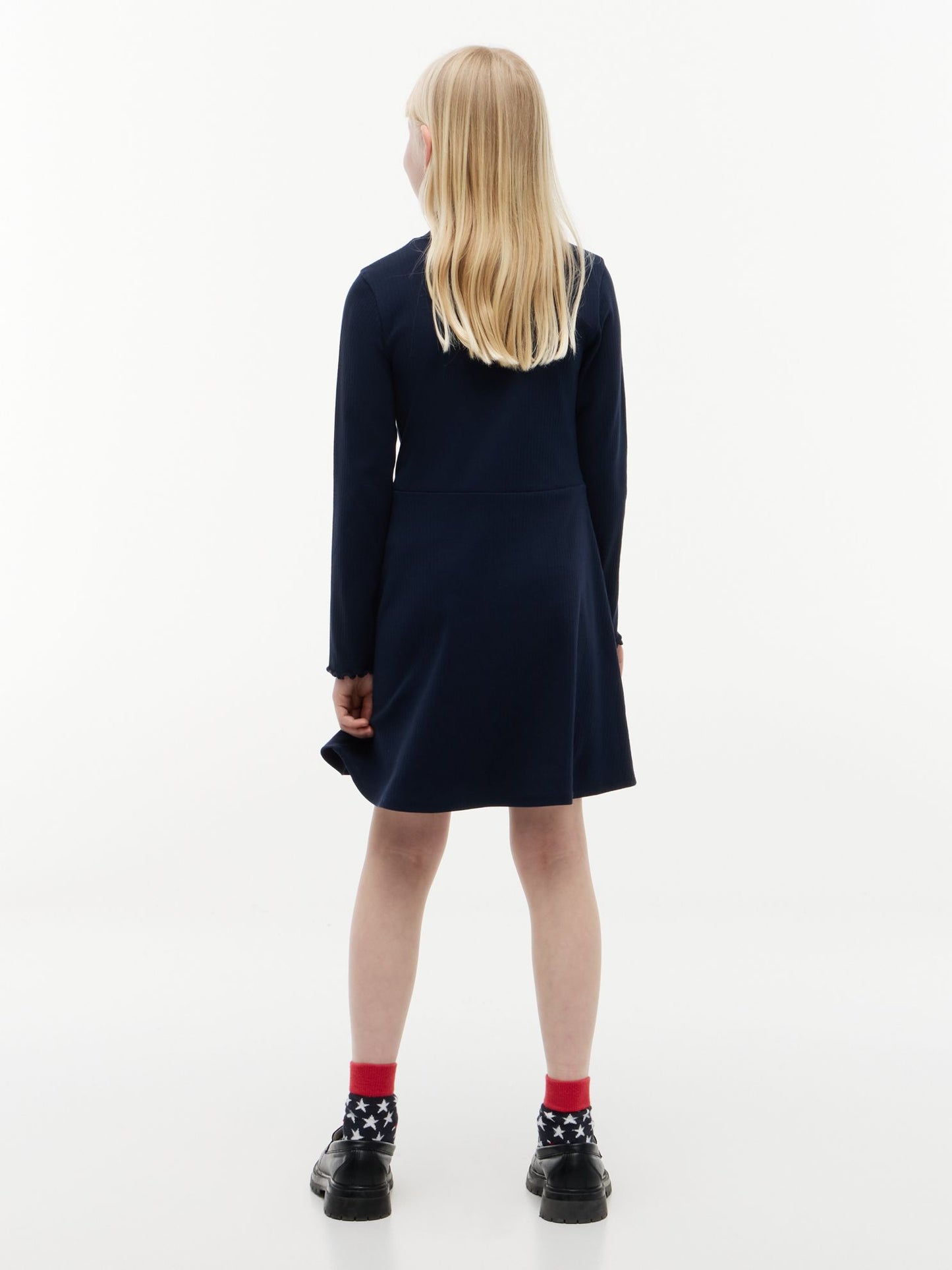 Tommy Hilfiger Kids' Stretchy Mockneck Skater Dress
