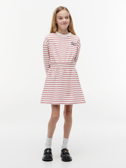 Tommy Hilfiger Kids' Striped Sweatshirt Dress