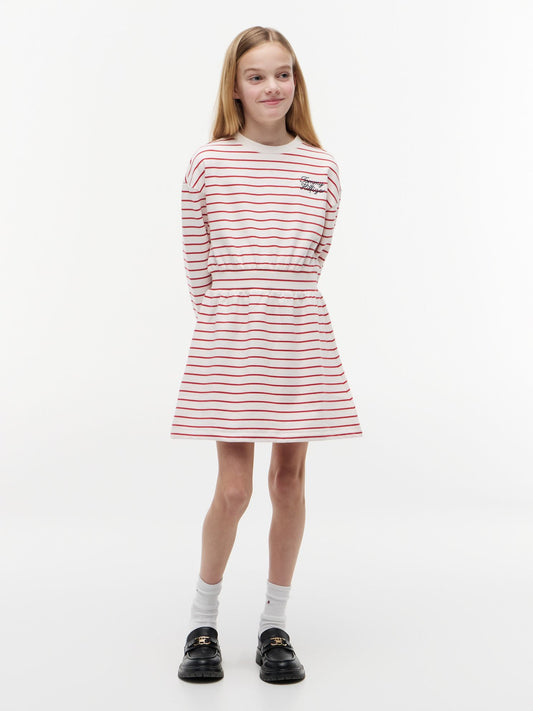 Tommy Hilfiger Kids' Striped Sweatshirt Dress