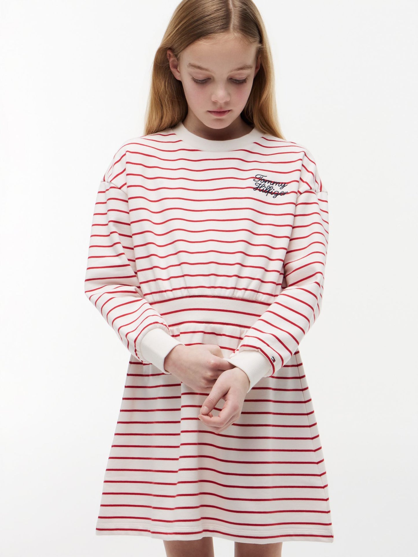 Tommy Hilfiger Kids' Striped Sweatshirt Dress