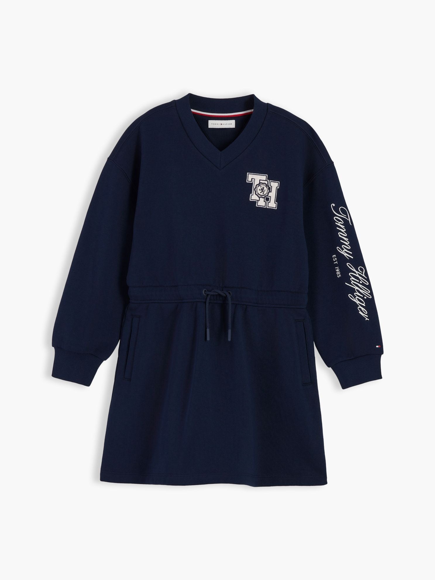 Tommy Hilfiger Kids' Monogram Logo Sweatshirt Dress