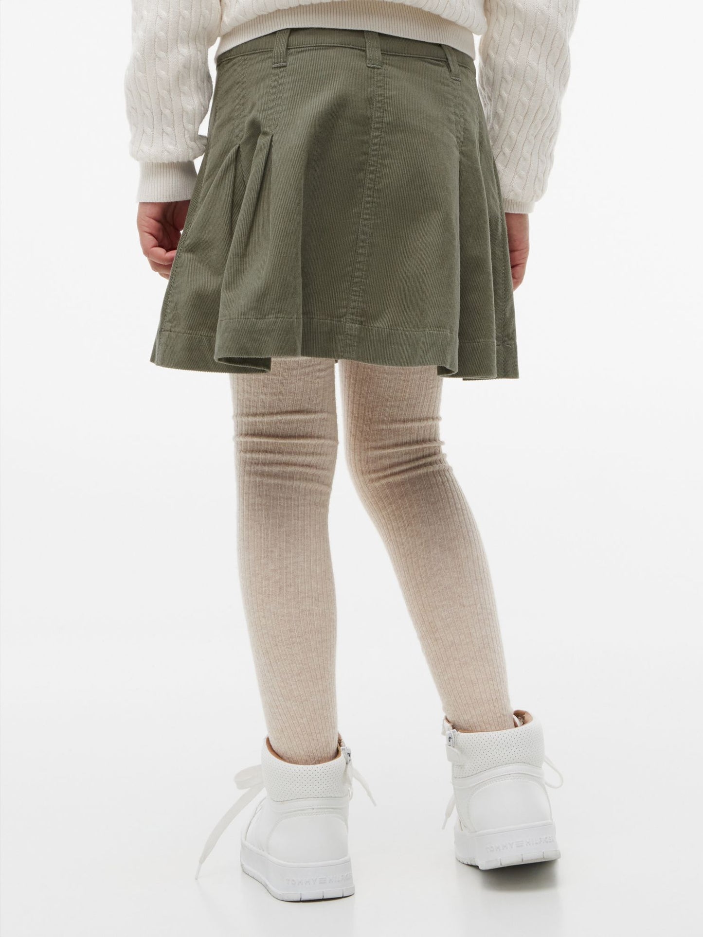 Tommy Hilfiger Kids' Pleated Corduroy Mini Skirt
