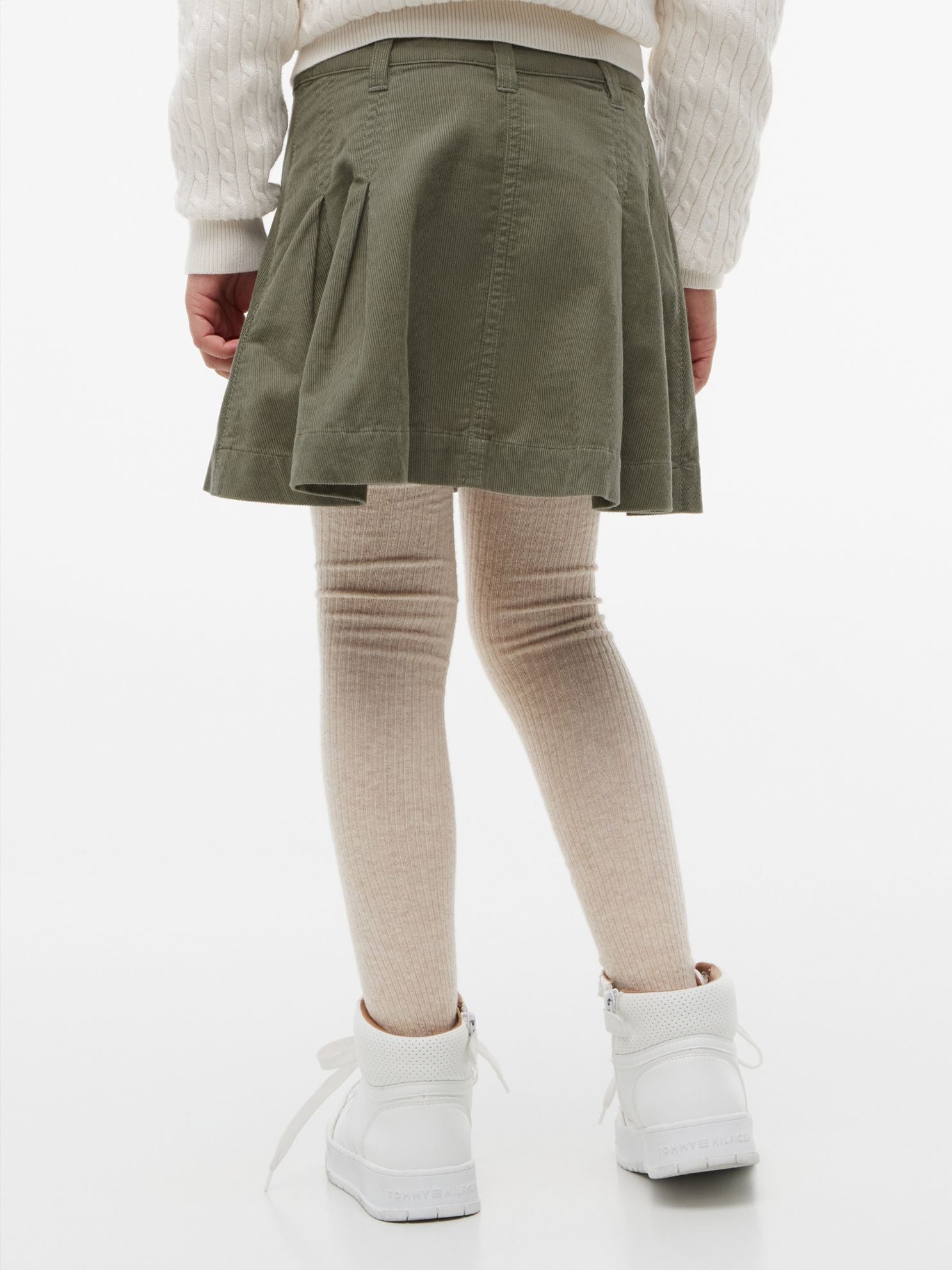 Tommy Hilfiger Kids' Pleated Corduroy Mini Skirt