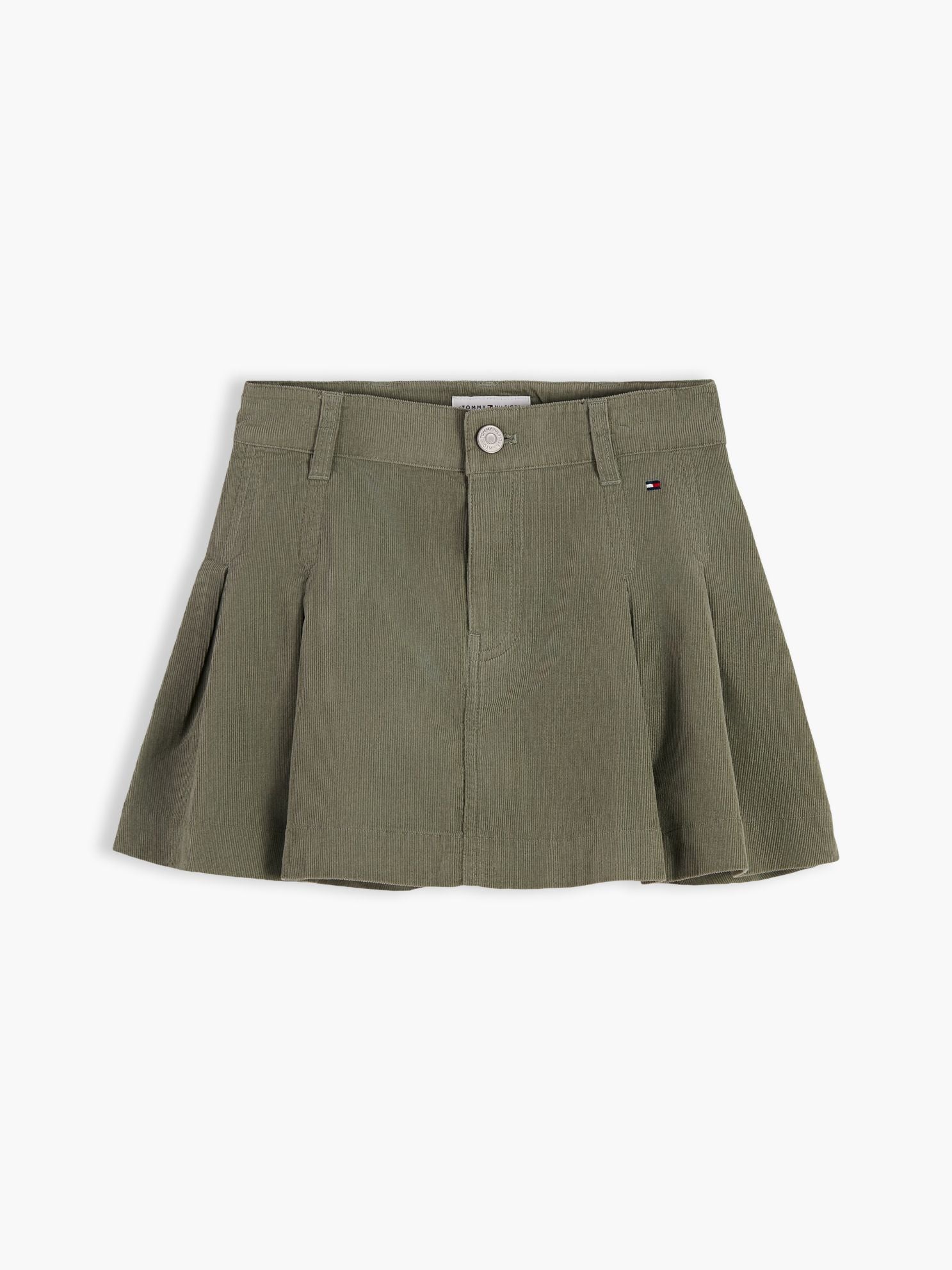 Tommy Hilfiger Kids' Pleated Corduroy Mini Skirt