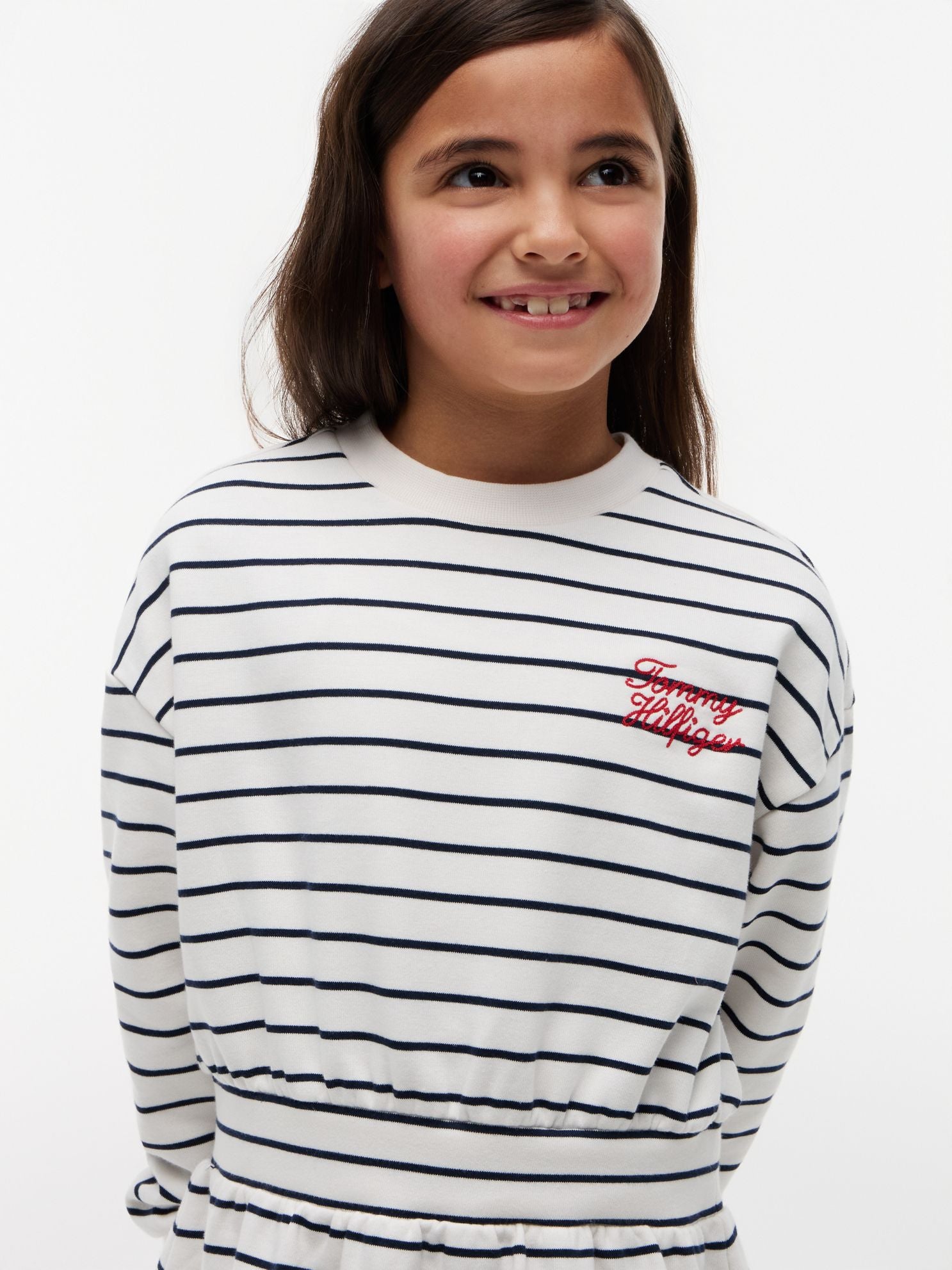 Tommy Hilfiger Kids' Striped Sweatshirt Dress