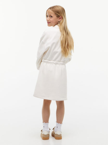 Tommy Hilfiger Kids' Monogram Logo Sweatshirt Dress