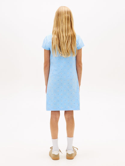 Tommy Hilfiger Kids' Allover Floral Print Polo Dress