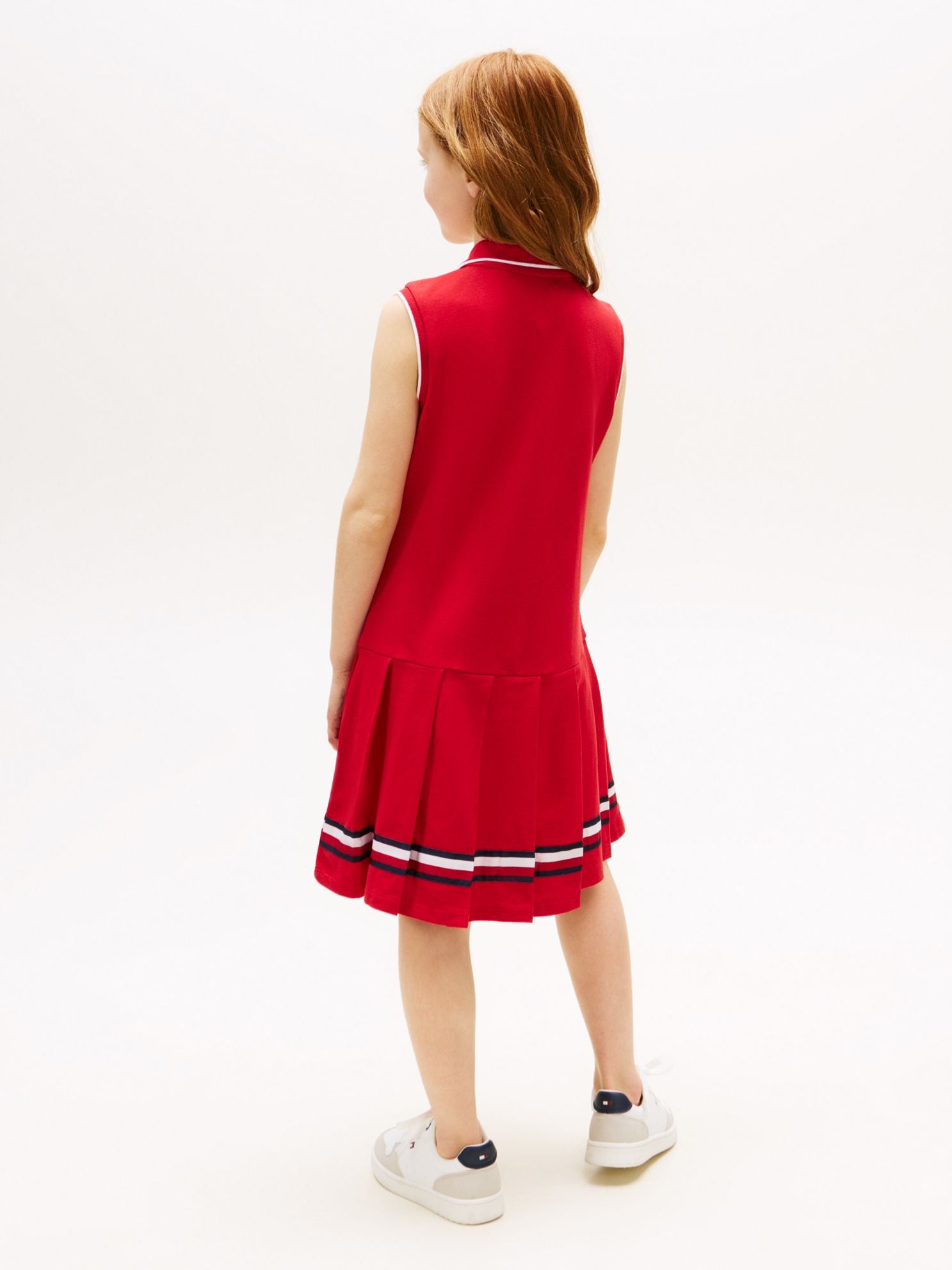 Tommy Hilfiger Kids' Sleeveless Pleated Polo Dress