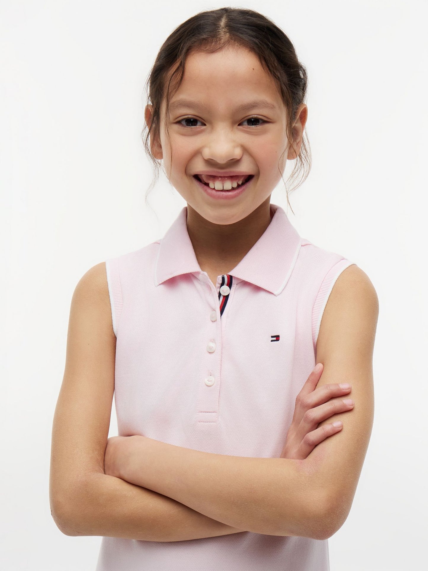 Tommy Hilfiger Kids' Sleeveless Pleated Polo Dress
