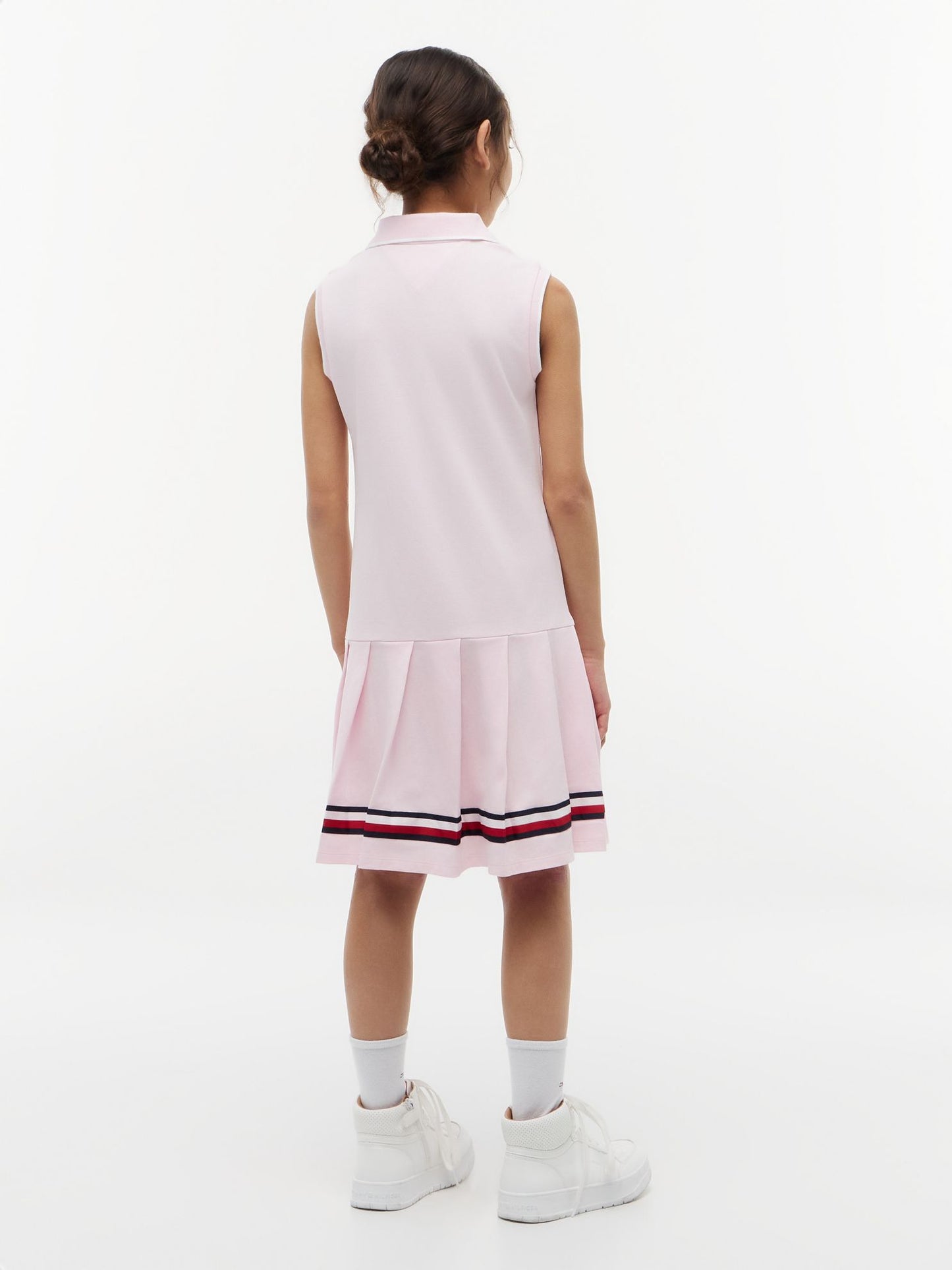 Tommy Hilfiger Kids' Sleeveless Pleated Polo Dress