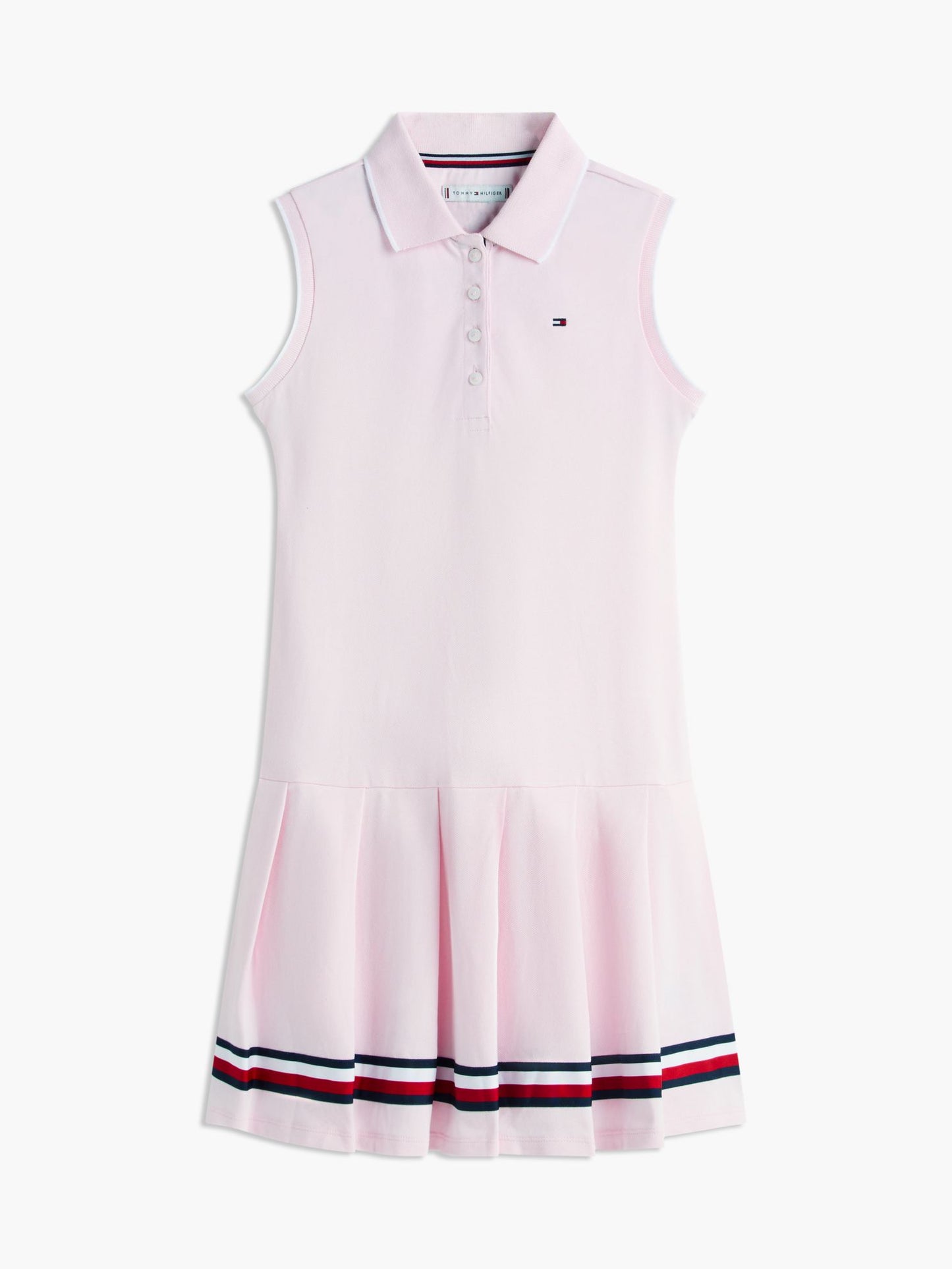 Tommy Hilfiger Kids' Sleeveless Pleated Polo Dress
