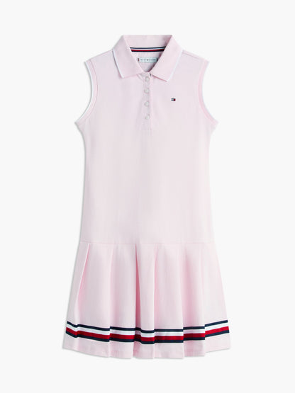 Tommy Hilfiger Kids' Sleeveless Pleated Polo Dress