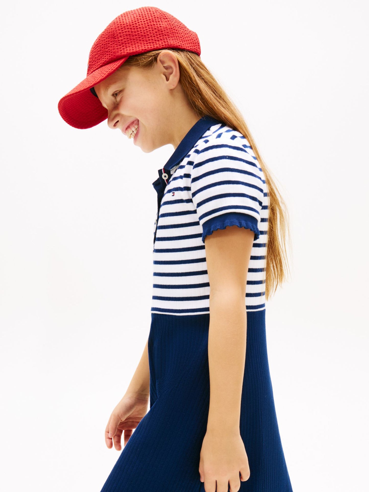 Tommy Hilfiger Kids' Stretch Polo Skater Dress