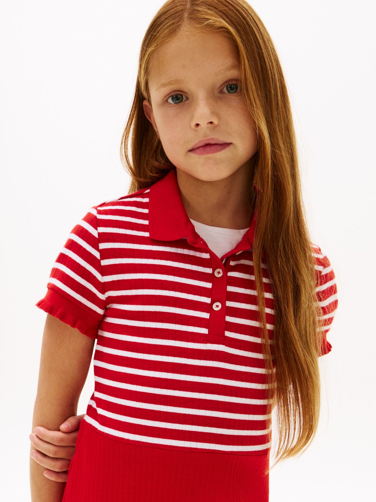 Tommy Hilfiger Kids' Stretch Polo Skater Dress