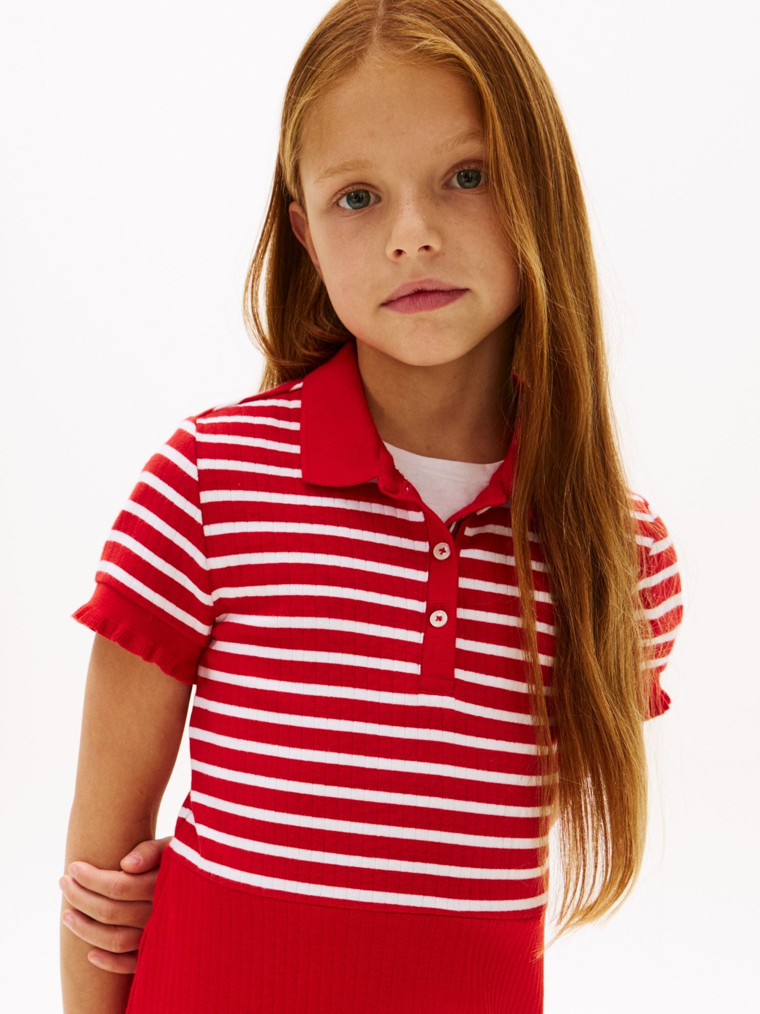 Tommy Hilfiger Kids' Stretch Polo Skater Dress