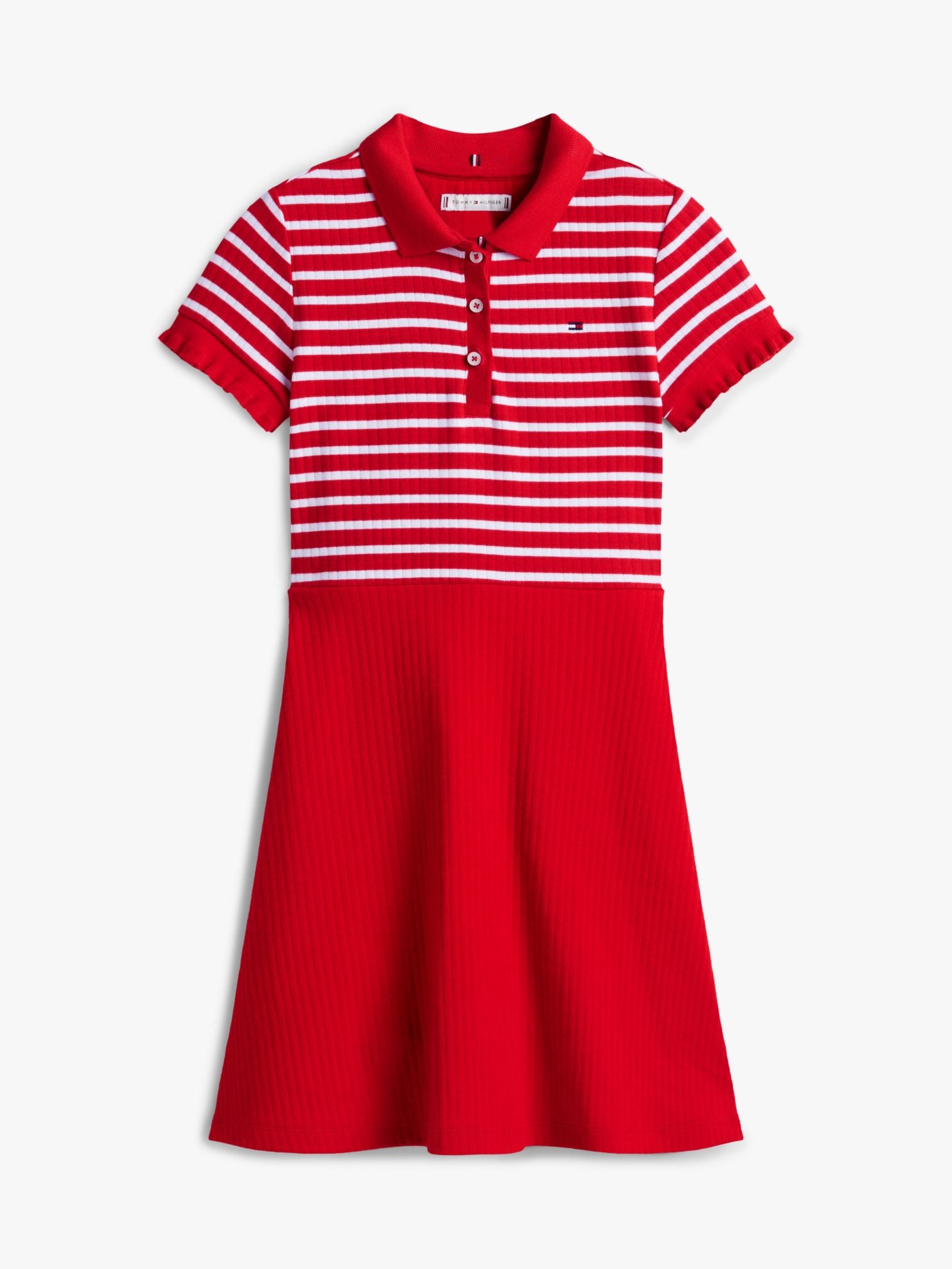 Tommy Hilfiger Kids' Stretch Polo Skater Dress