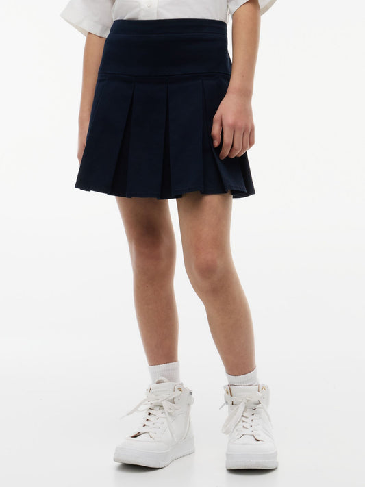 Tommy Hilfiger Kids' Solid Pleated Skirt