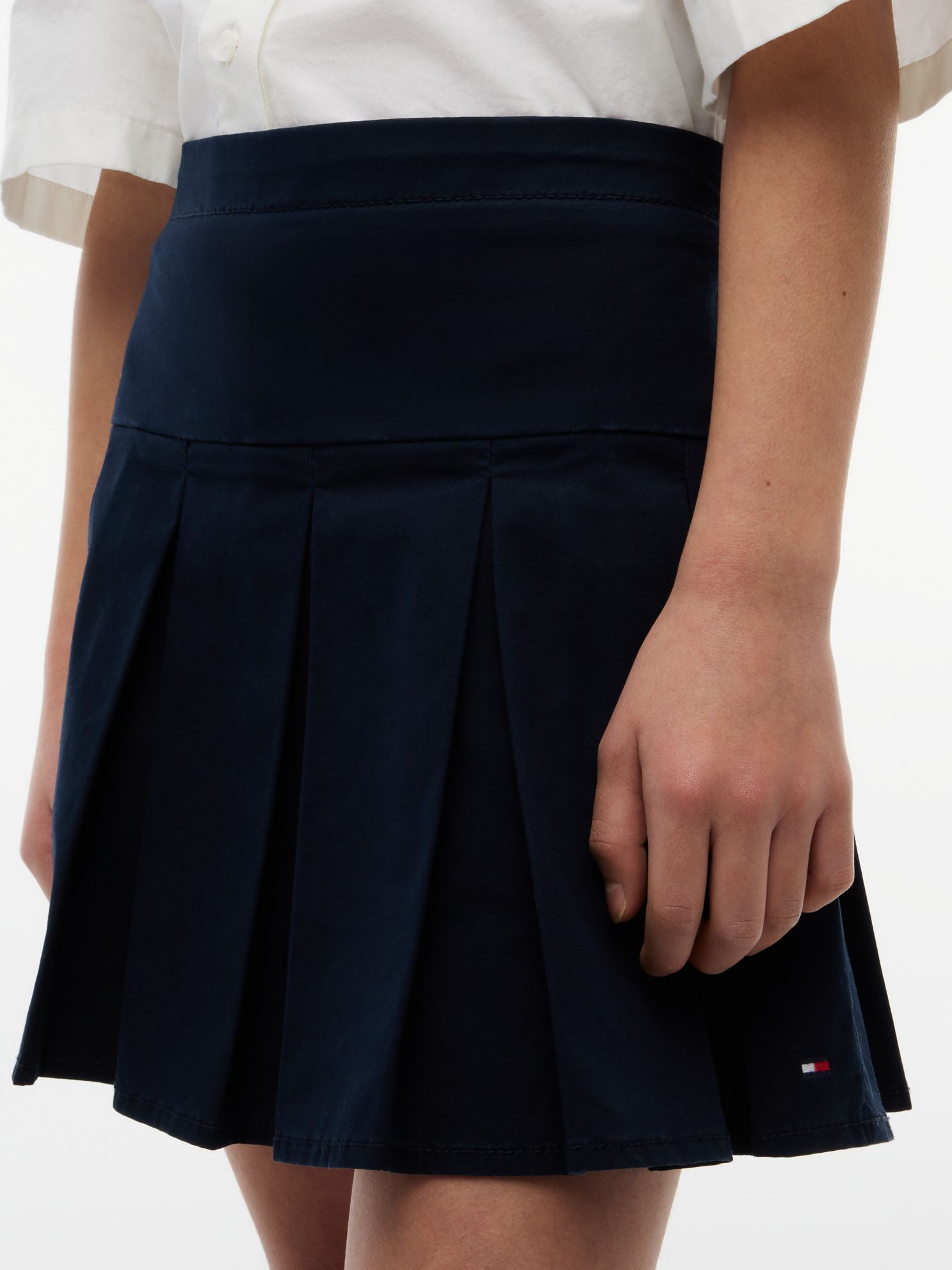 Tommy Hilfiger Kids' Solid Pleated Skirt