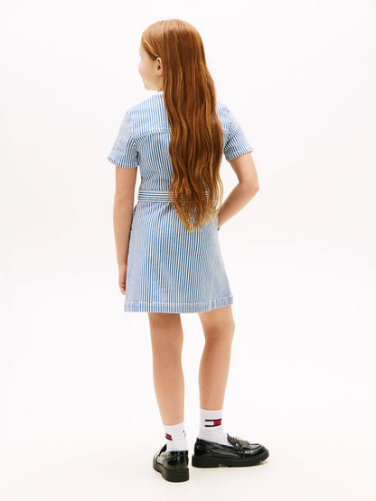 Tommy Hilfiger Kids' Striped Denim Dress