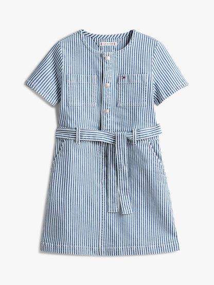 Tommy Hilfiger Kids' Striped Denim Dress