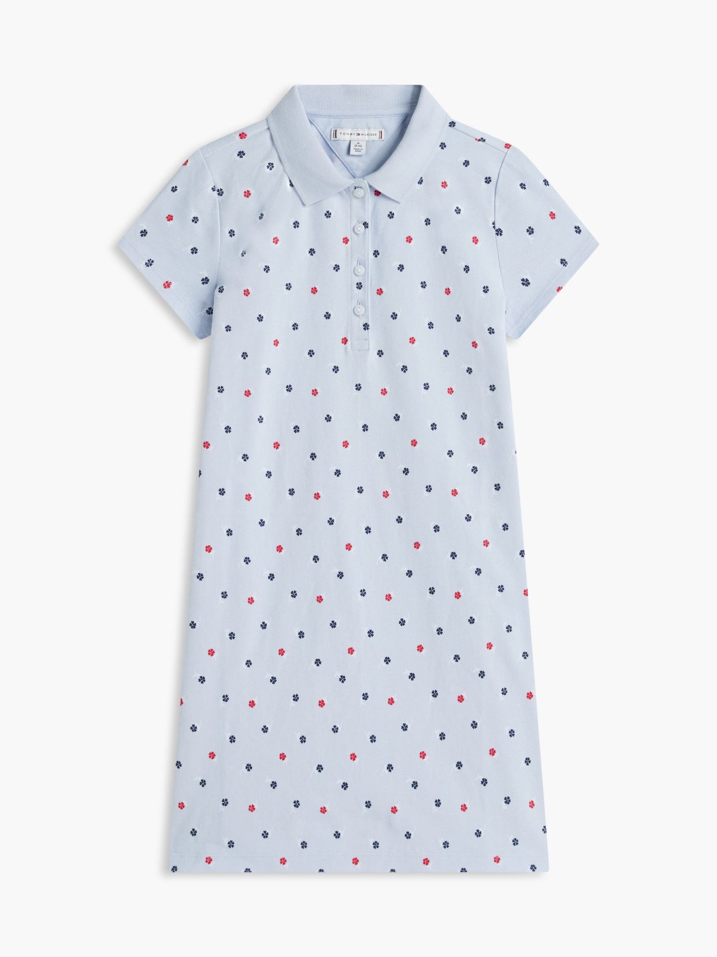 Tommy Hilfiger Kids' Allover Floral Print Polo Dress