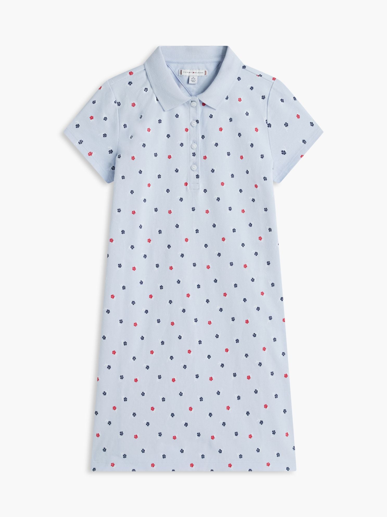 Tommy Hilfiger Kids' Allover Floral Print Polo Dress