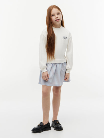 Tommy Hilfiger Kids' Sweatshirt Combo Dress