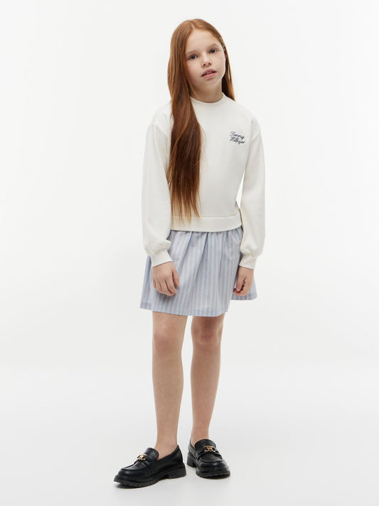 Tommy Hilfiger Kids' Sweatshirt Combo Dress